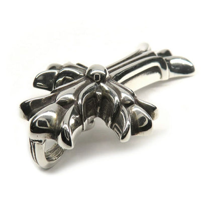 Chrome Hearts Pendant Small Double CH Cross 925 Sterling Silver — view 4