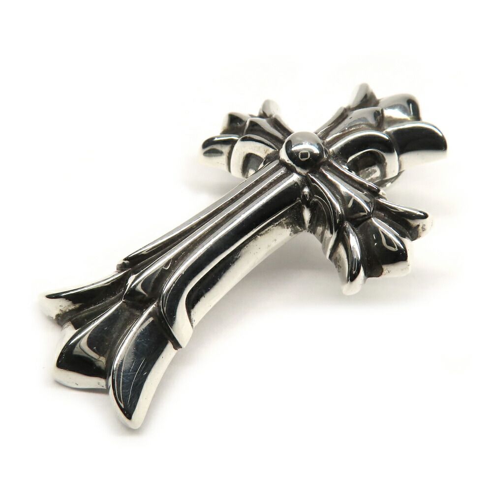 Chrome Hearts Pendant Small Double CH Cross 925 Sterling Silver — view 2
