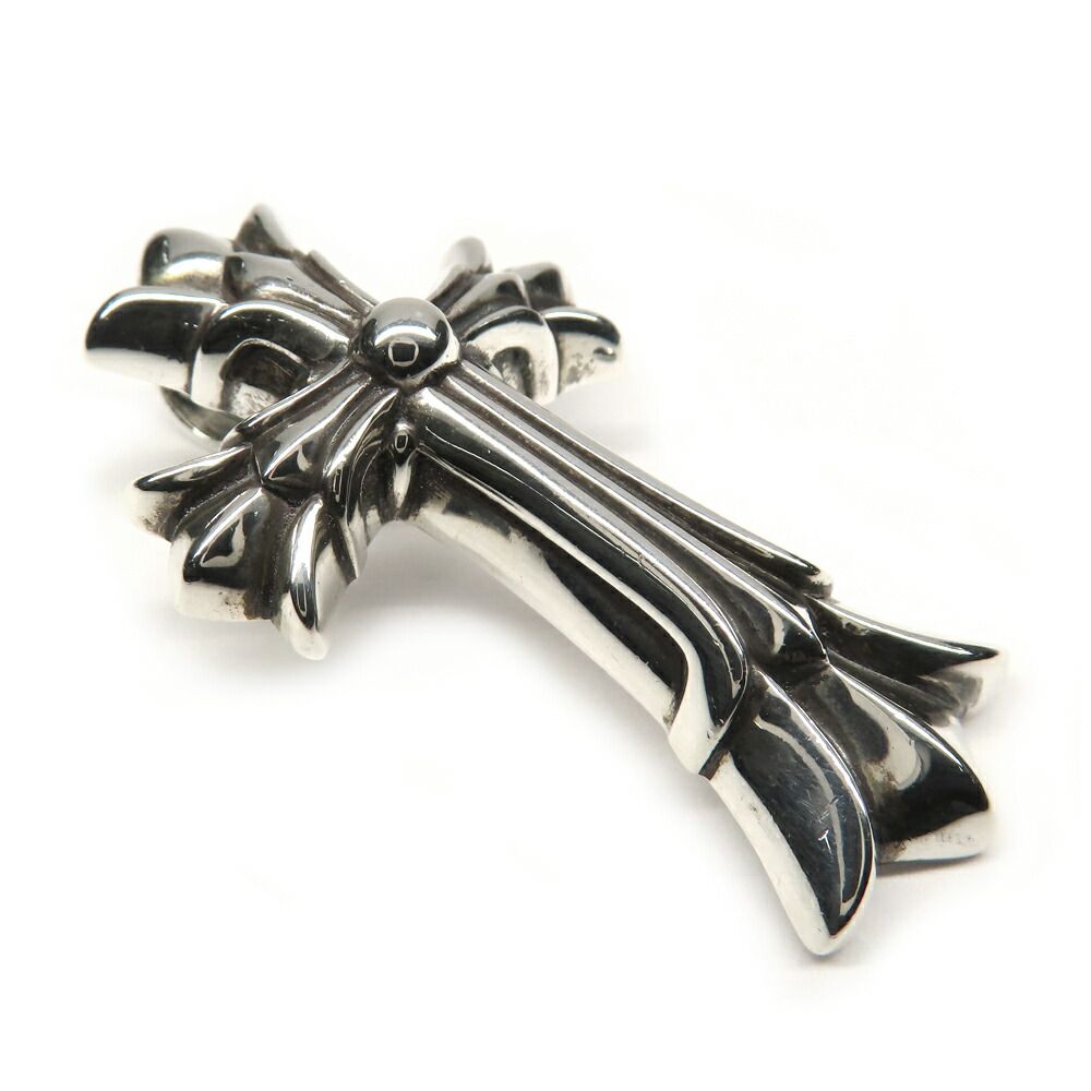 Chrome Hearts Pendant Small Double CH Cross 925 Sterling Silver — view 3