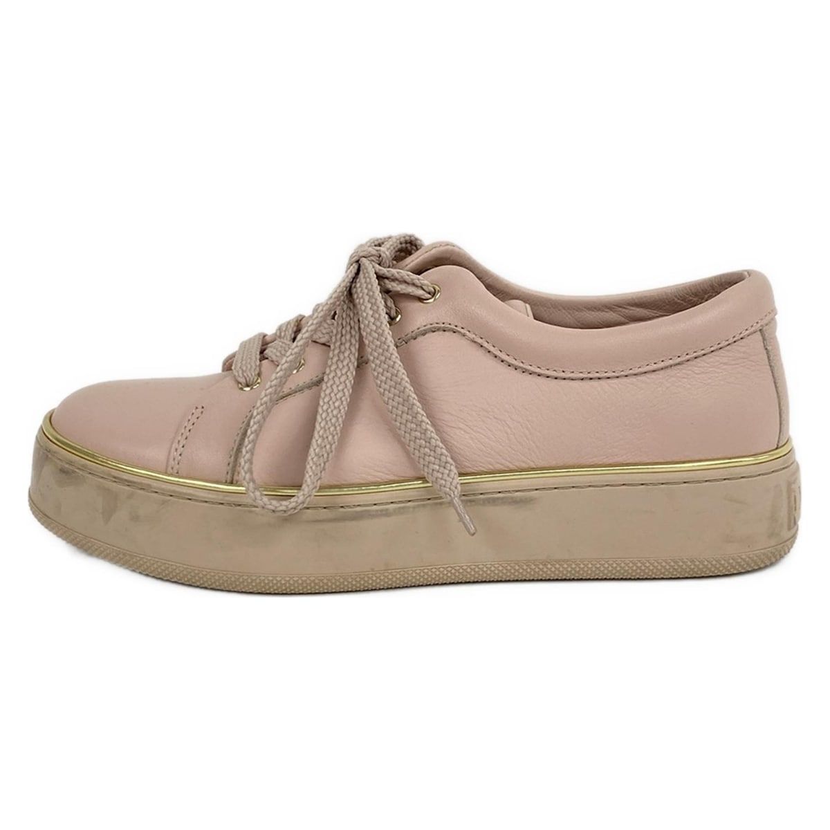 Max Mara Sneakers 36 Pink Leather