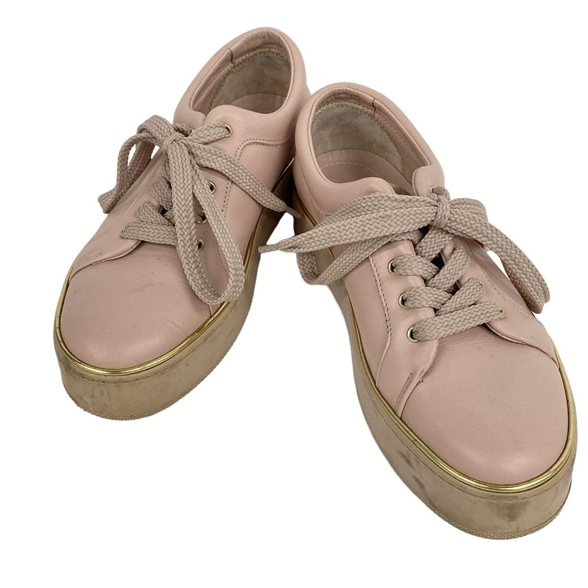 Max Mara Sneakers 36 Pink Leather — view 2