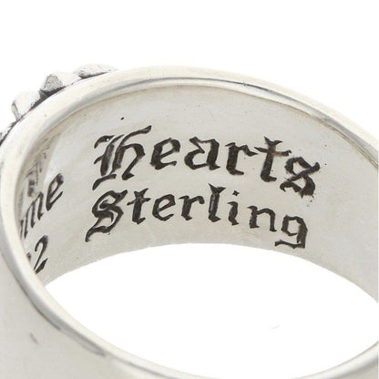 Chrome Hearts Flrl Crs Floral Cross Silver Ring — view 4
