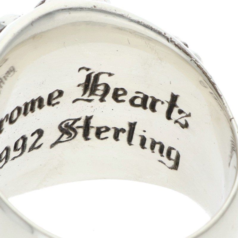 Chrome Hearts Keeper Silver Ring — view 4