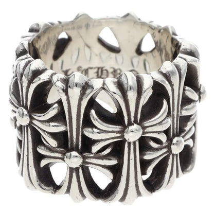 Chrome Hearts Cemetery Cross Silver Ring — view 5