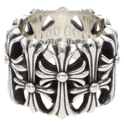 Chrome Hearts Cemetery Cross Silver Ring