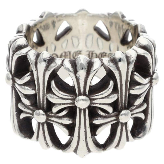 Chrome Hearts Cemetery Cross Silver Ring
