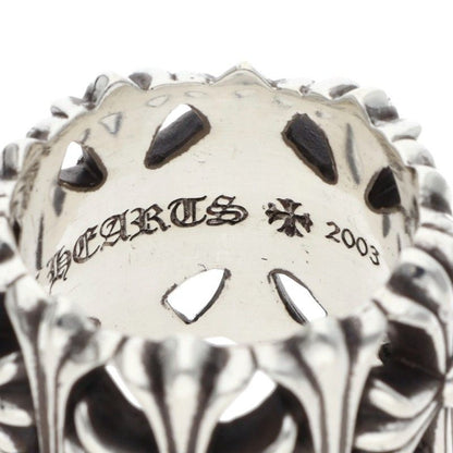 Chrome Hearts Cemetery Cross Silver Ring — view 4