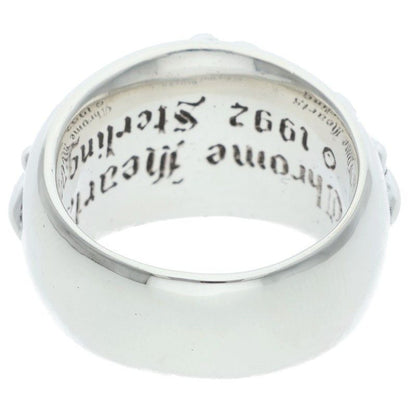 Chrome Hearts Flrl Crs Floral Cross Silver Ring — view 2