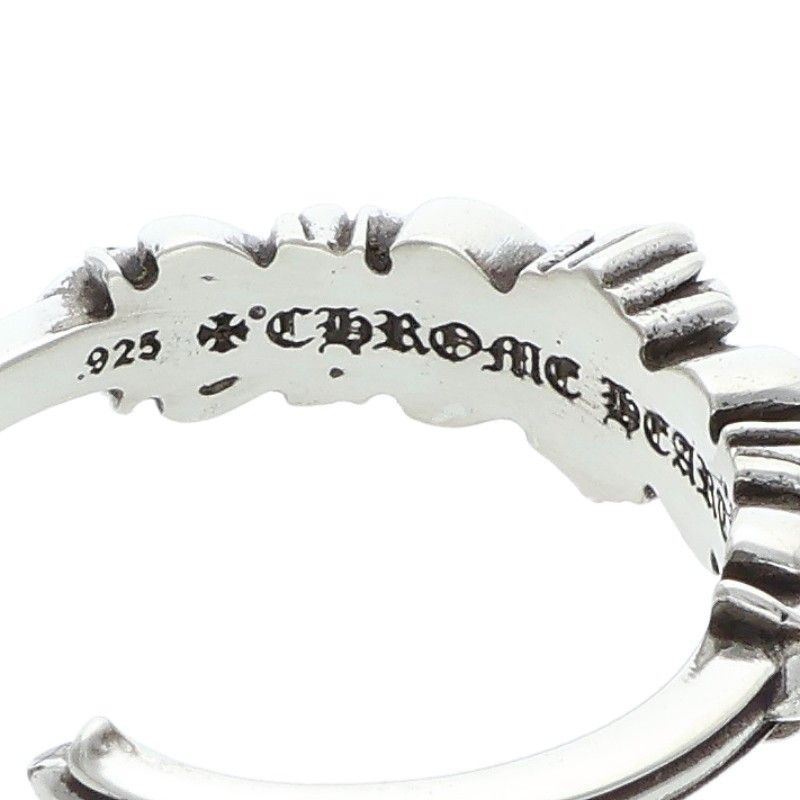 Chrome Hearts Baby Clsc Classic Double Floral Silver Ring — view 3