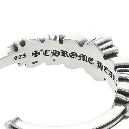 Chrome Hearts Baby Clsc Classic Double Floral Silver Ring — view 3