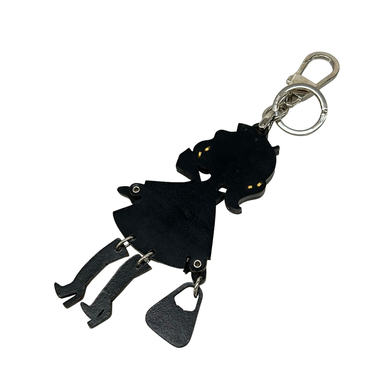 Gucci Key Holder Mademoiselle Dark Green Black Multi GG Pattern Rhinestone — view 2