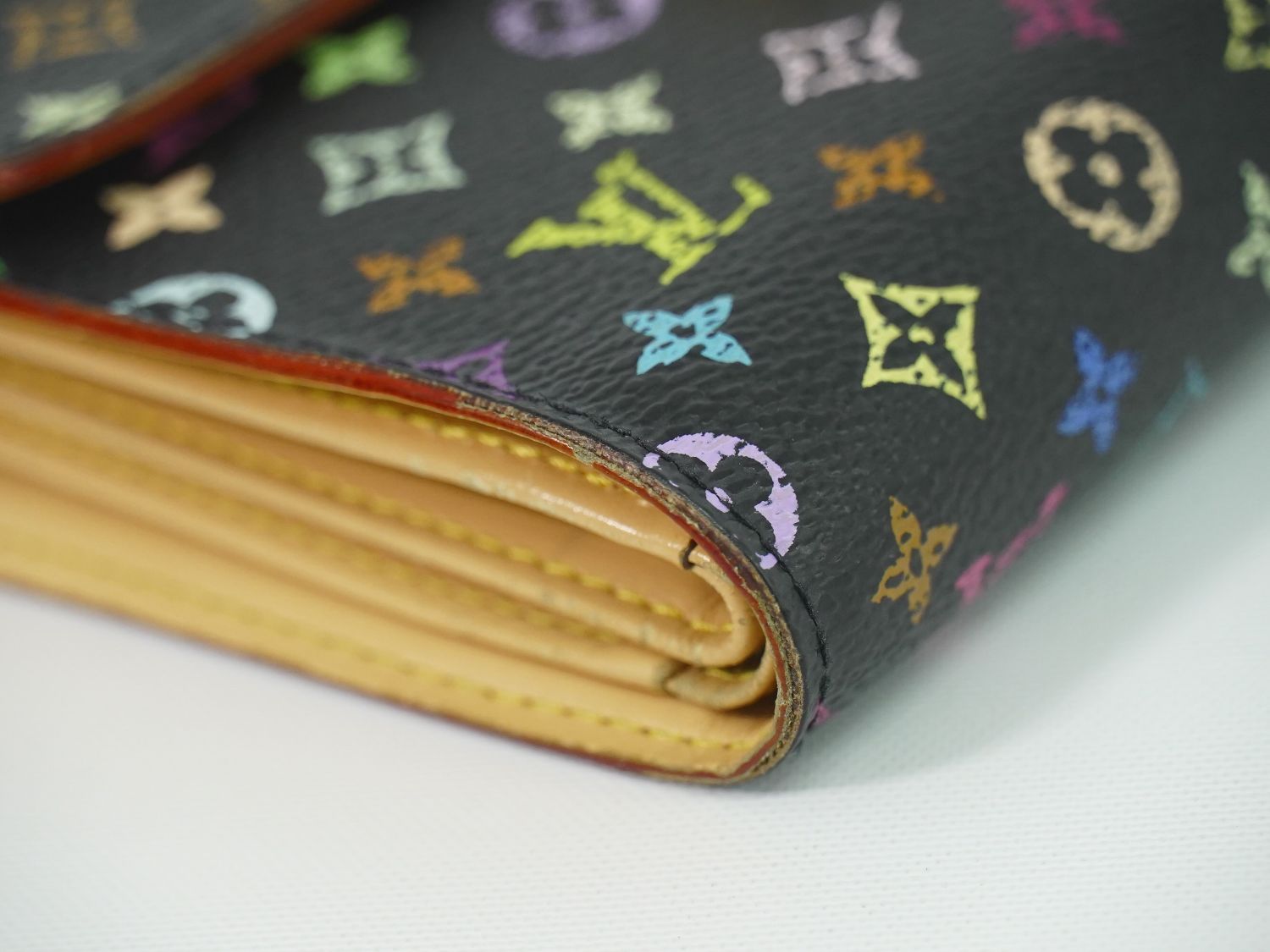 Louis Vuitton LV Portefeuille Koala Monogram Multicolor Takashi Murakami Folded — view 6