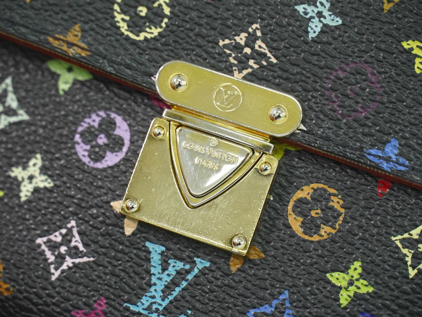 Louis Vuitton LV Portefeuille Koala Monogram Multicolor Takashi Murakami Folded — view 7