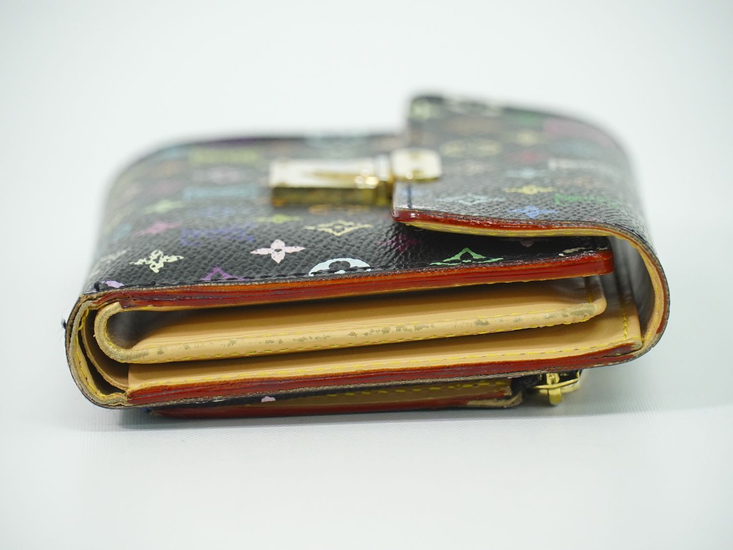 Louis Vuitton LV Portefeuille Koala Monogram Multicolor Takashi Murakami Folded — view 4