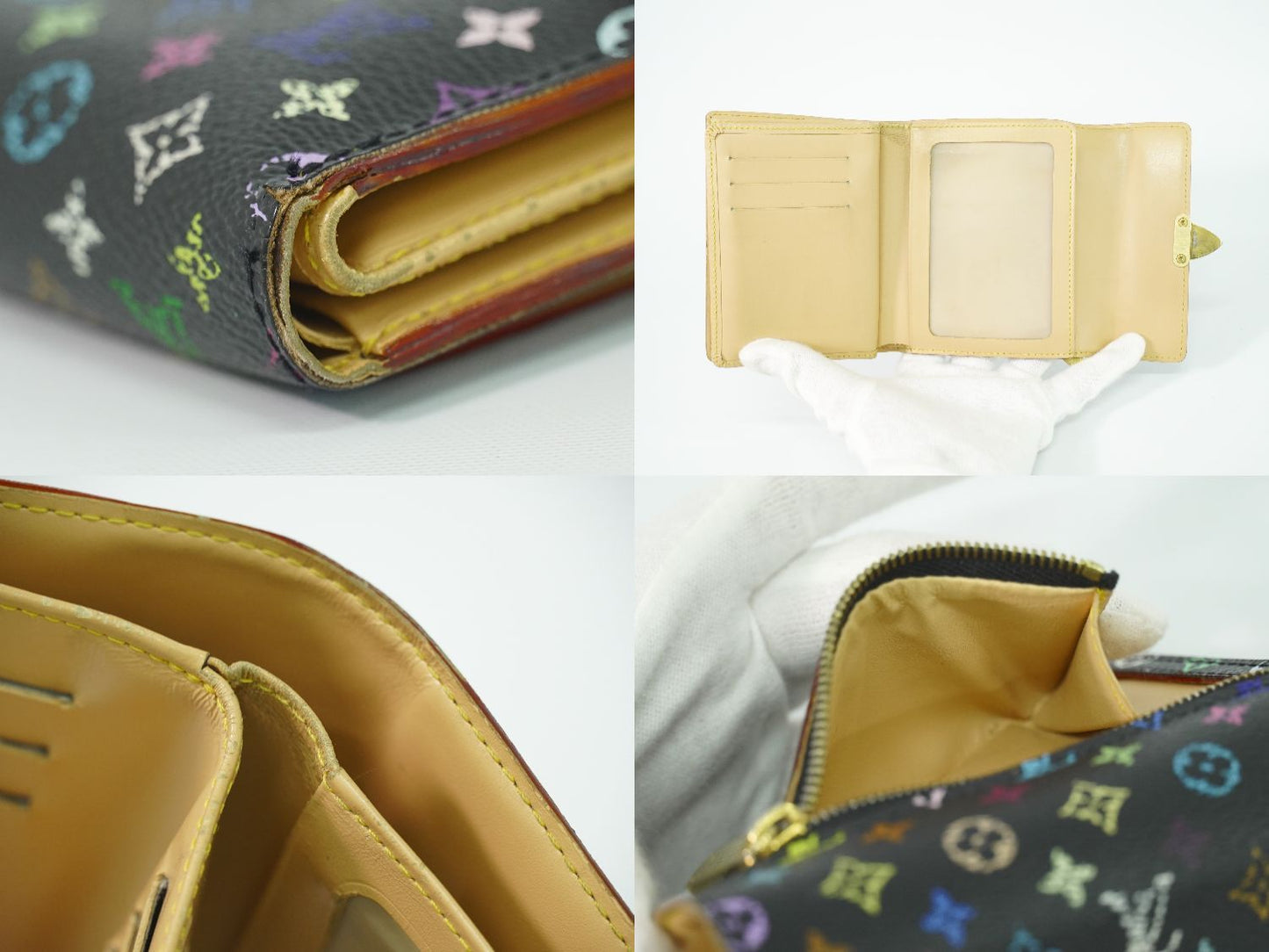 Louis Vuitton LV Portefeuille Koala Monogram Multicolor Takashi Murakami Folded — view 8