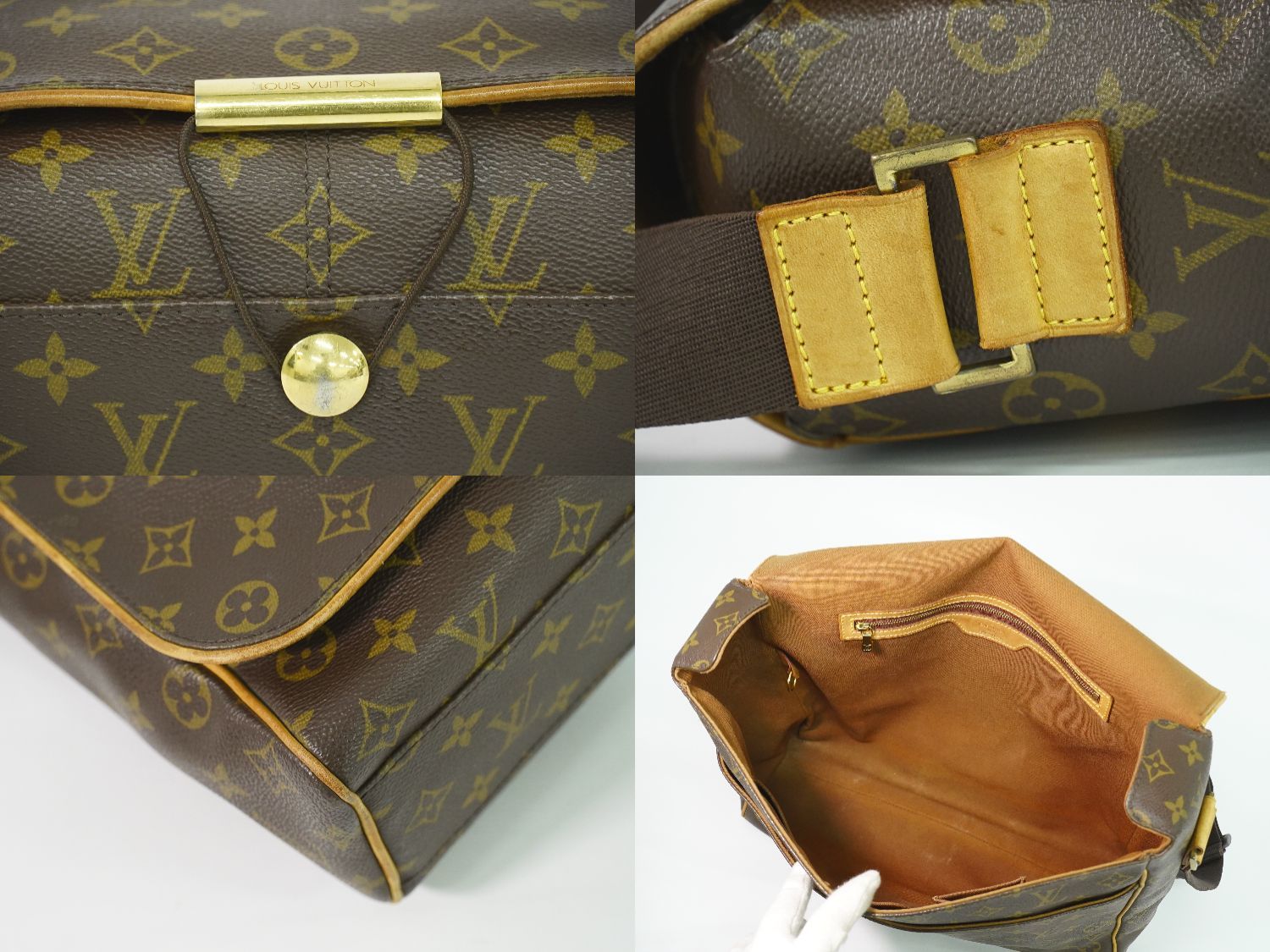 Louis Vuitton LV Aves Monogram Shoulder Bag Brown — view 7