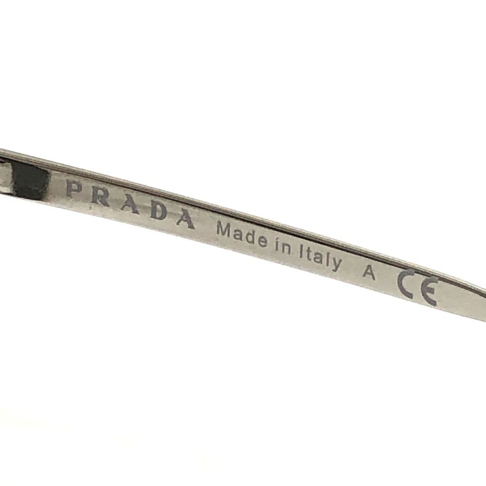 Prada Sunglasses Side Logo Metal Silver Eyewear — view 7
