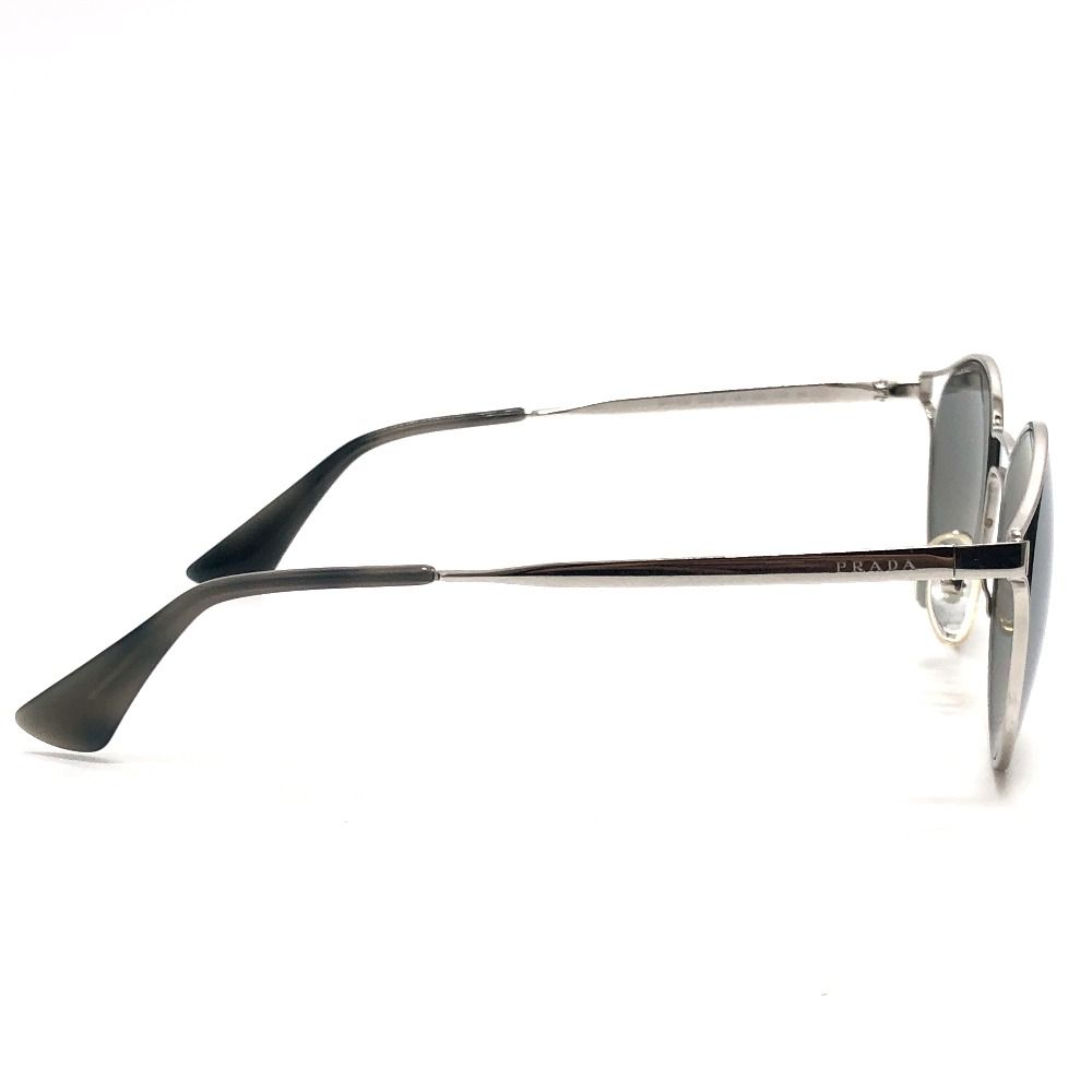 Prada Sunglasses Side Logo Metal Silver Eyewear — view 4