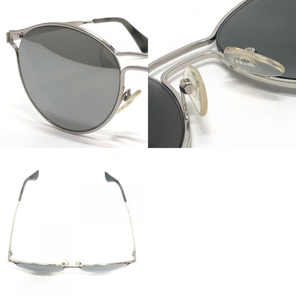 Prada Sunglasses Side Logo Metal Silver Eyewear — view 9