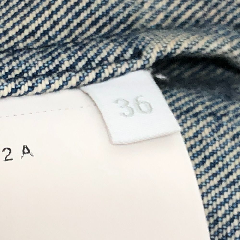 Prada Dress Triangle Plate Cotton Blue — view 8