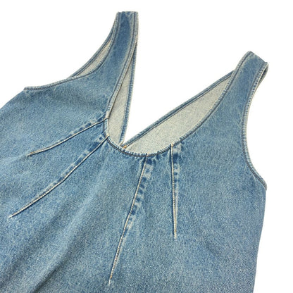 Prada Dress Triangle Plate Cotton Blue — view 4