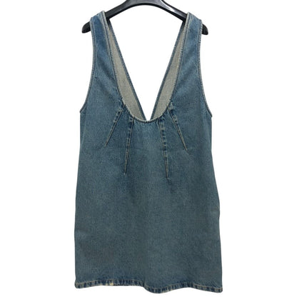 Prada Dress Triangle Plate Cotton Blue — view 2