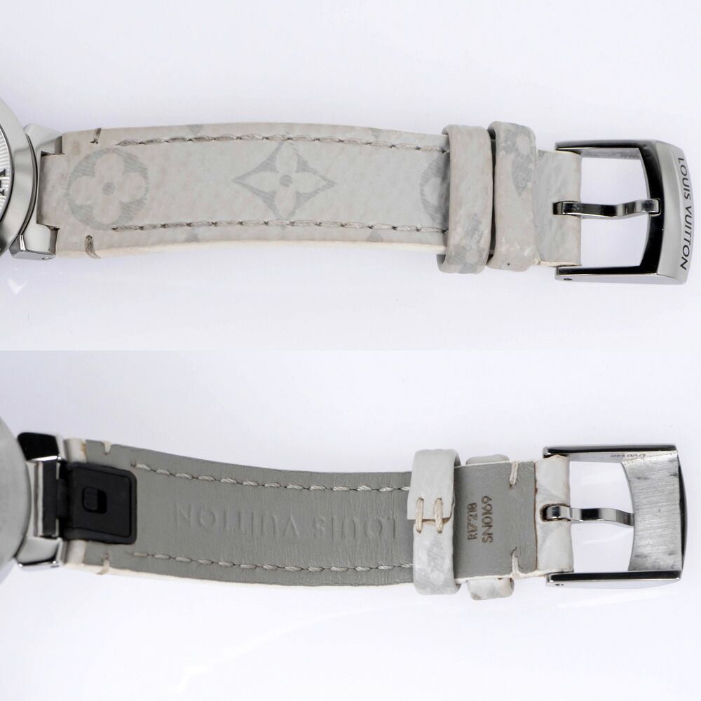 Louis Vuitton Tumble Slim Quartz Diamond Watch Manufacturer Overhauled — view 4