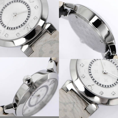 Louis Vuitton Tumble Slim Quartz Diamond Watch Manufacturer Overhauled — view 2