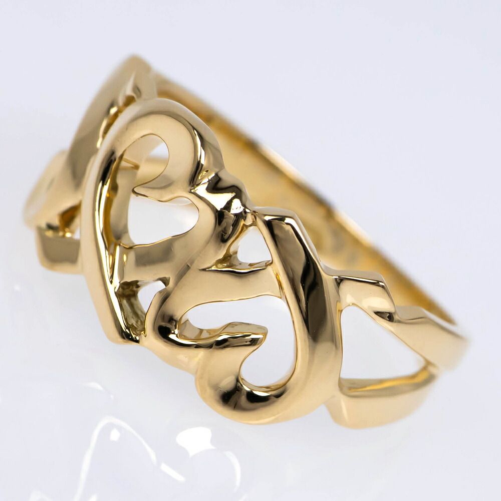 Tiffany & Co Paloma Picasso Triple Loving Heart Ring 18k — view 3