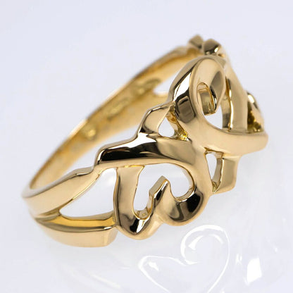 Tiffany & Co Paloma Picasso Triple Loving Heart Ring 18k — view 2