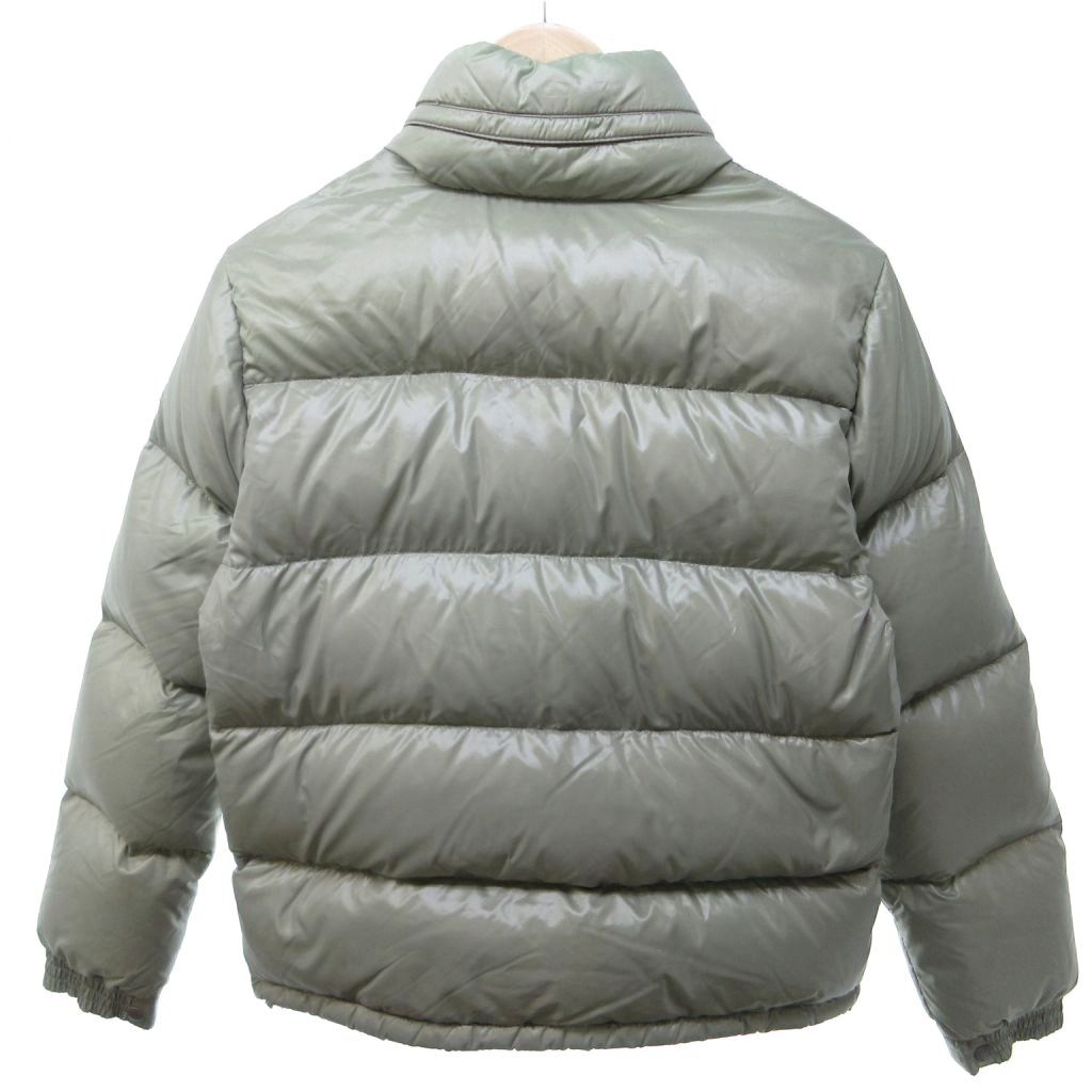 Moncler Everest Down Jacket Big Logo Zip Up 50 Beige 0 HW — view 2