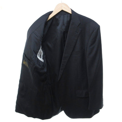 Loro Piana Durban Tailored Jacket Notch Lapel Single Business Wool Black — view 4