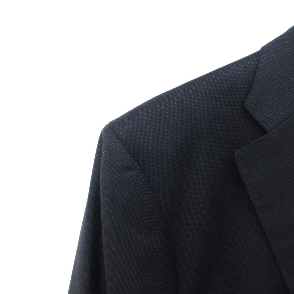 Loro Piana Durban Tailored Jacket Notch Lapel Single Business Wool Black — view 3