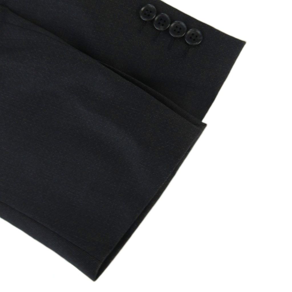 Loro Piana Durban Tailored Jacket Notch Lapel Single Business Wool Black — view 5