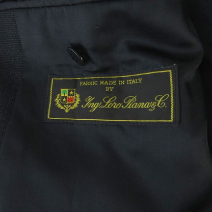 Loro Piana Durban Tailored Jacket Notch Lapel Single Business Wool Black — view 6