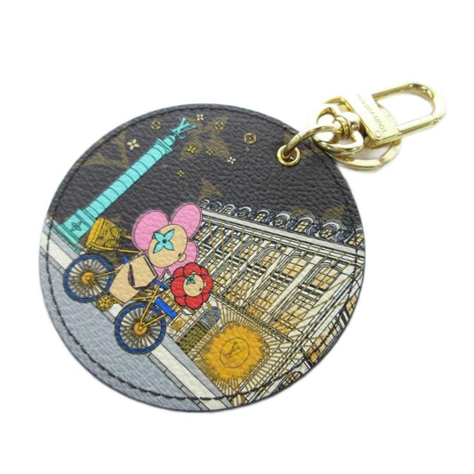 Louis Vuitton Porte Cles Ilust Vivienne Brown Monogram HW Key Holder