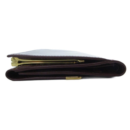 Cartier Must Line Gamaguchi Wallet Log Wine Red HW — view 3