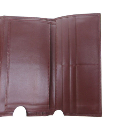 Cartier Must Line Gamaguchi Wallet Log Wine Red HW — view 5
