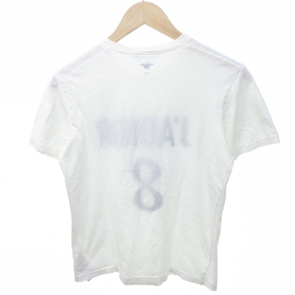 Dior J'adior 8 Numbering Print T-Shirt Short Sleeve White XS HW — view 2