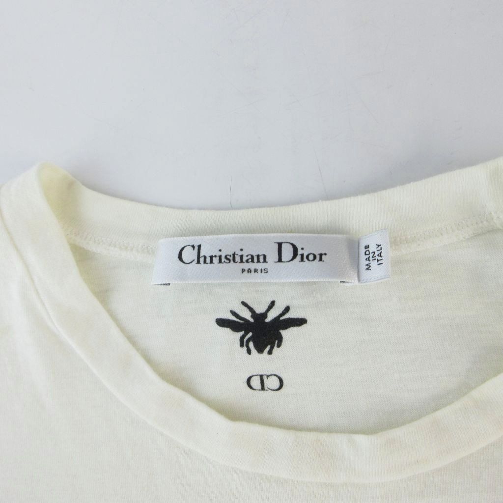 Dior J'adior 8 Numbering Print T-Shirt Short Sleeve White XS HW — view 5