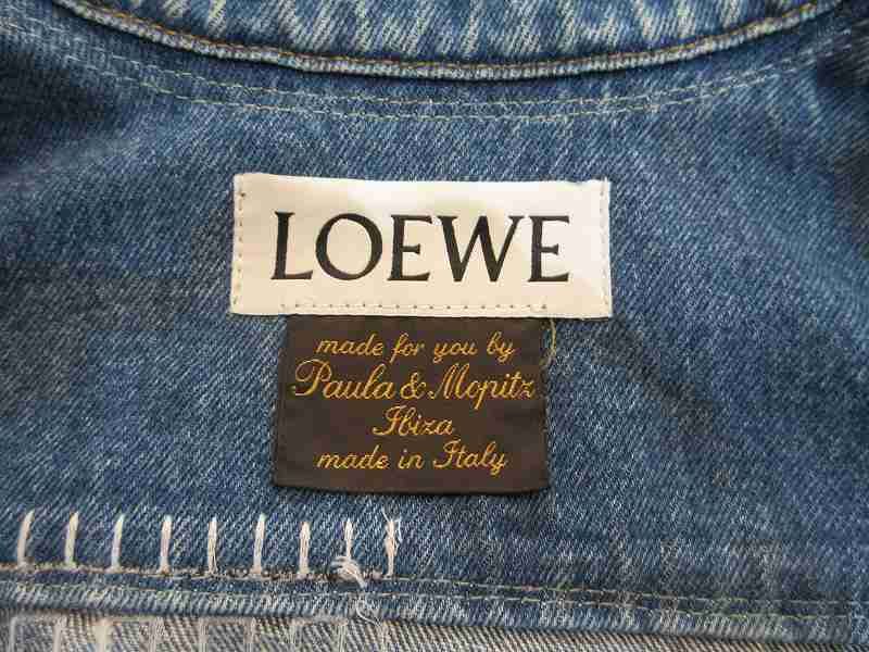 Loewe Denim Jacket Paula's Ibiza Patchwork Indigo 36 — view 5