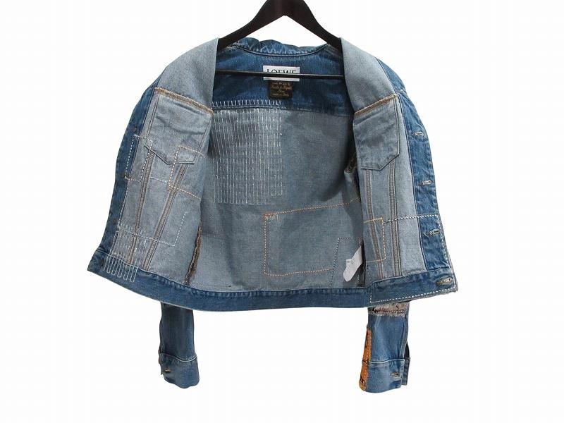 Loewe Denim Jacket Paula's Ibiza Patchwork Indigo 36 — view 4