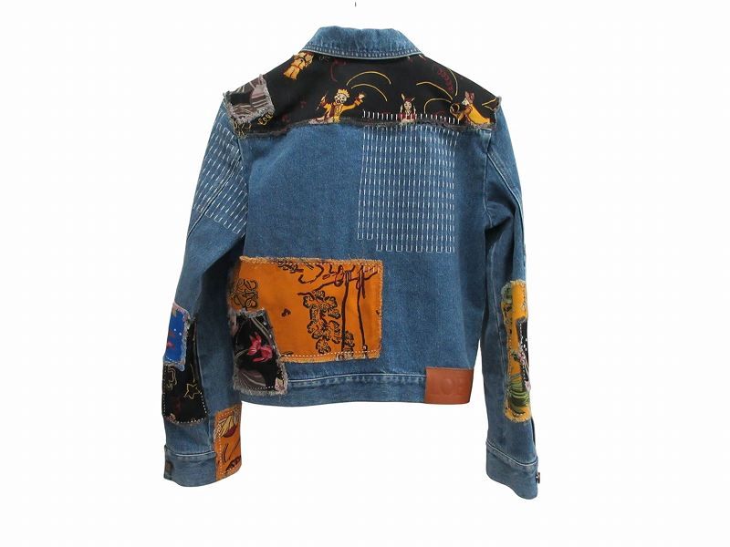 Loewe Denim Jacket Paula's Ibiza Patchwork Indigo 36 — view 3