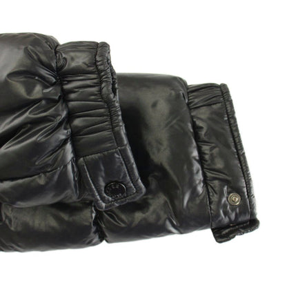 Moncler Maire Down Jacket Nylon Patch Logo 1 Black MW — view 7