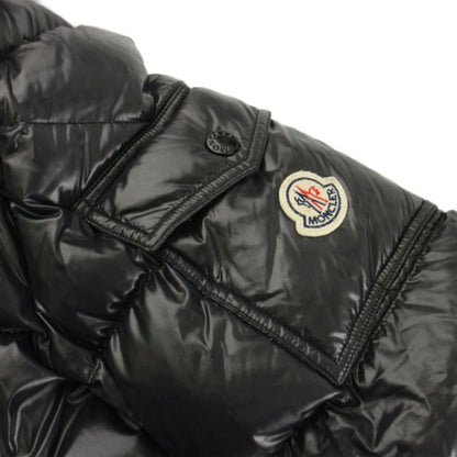Moncler Maire Down Jacket Nylon Patch Logo 1 Black MW — view 8