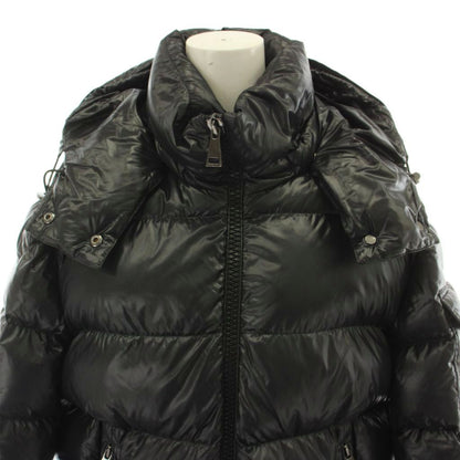 Moncler Maire Down Jacket Nylon Patch Logo 1 Black MW — view 5