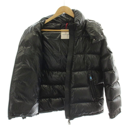 Moncler Maire Down Jacket Nylon Patch Logo 1 Black MW — view 6