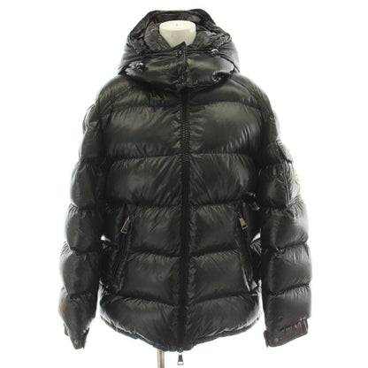 Moncler Maire Down Jacket Nylon Patch Logo 1 Black MW