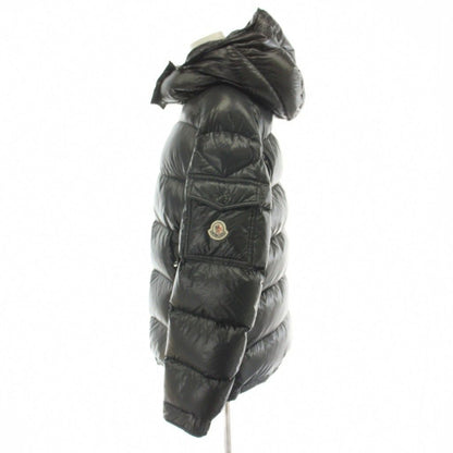 Moncler Maire Down Jacket Nylon Patch Logo 1 Black MW — view 2