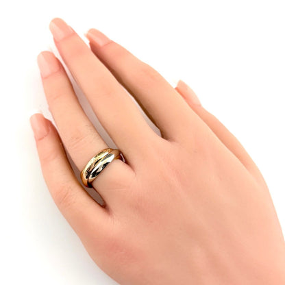 Cartier Trinity Ring YG Yellow Gold PG Pink WG White Three Color — view 5